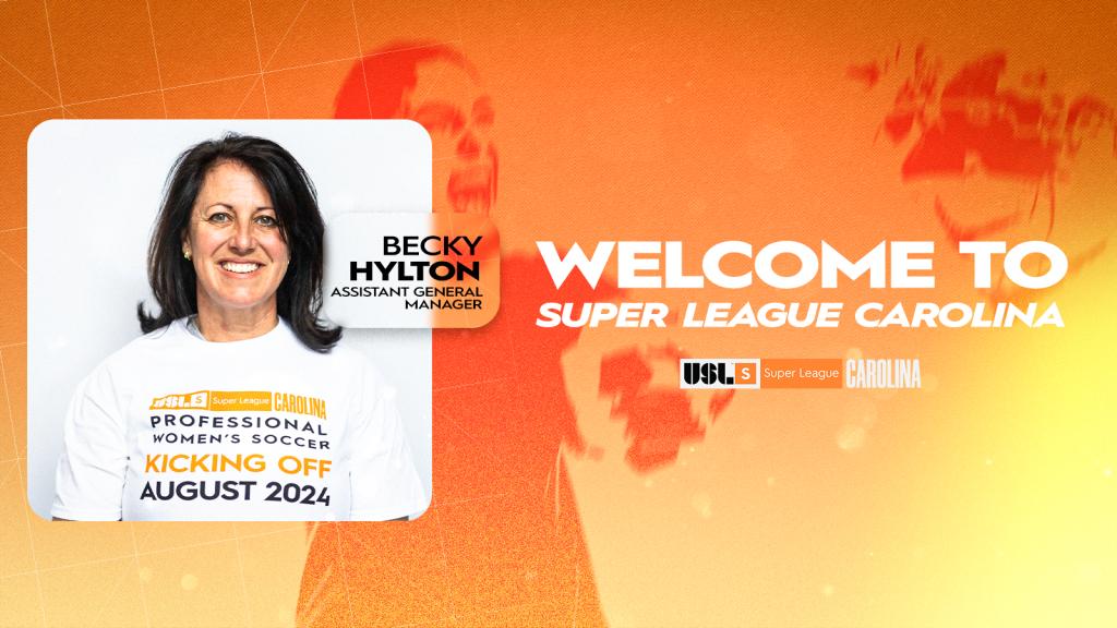 Welcome to Super League Carolina, Assistant General Manager, Becky Hylton
