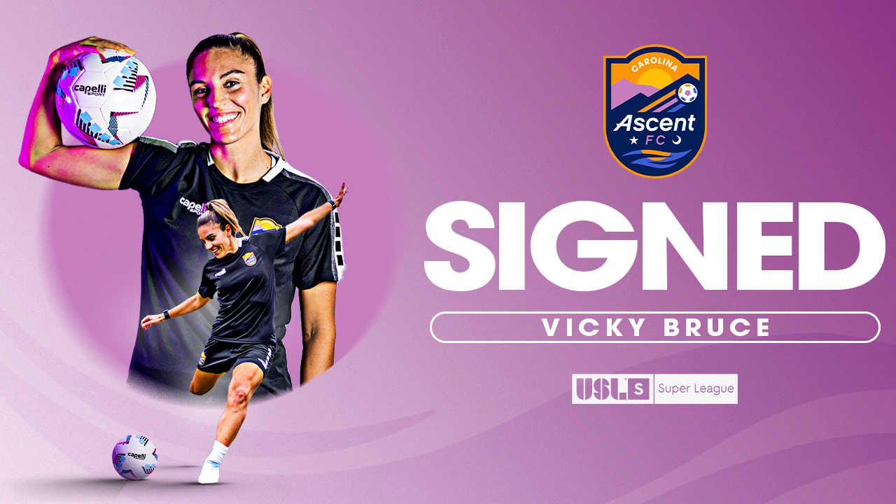Vicky Bruce, Carolina Native and Three-Time Pro League Champion, First to Sign with Carolina Ascent FC featured image