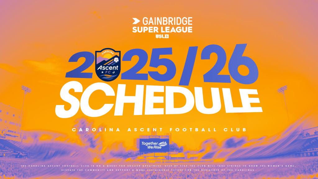 Carolina Ascent Unveils 2025/26 Schedule, Kicks off August 30