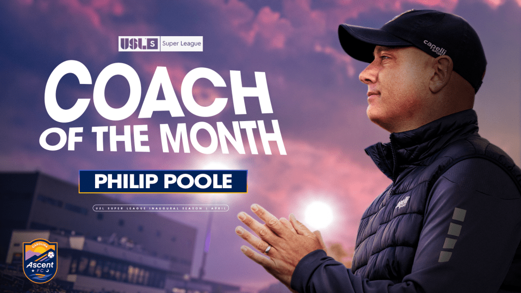 Carolina Ascent Head Coach Philip Poole Wins April Coach of the Month