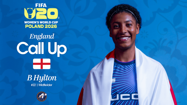 B Hylton Named to England Squad for FIFA U-20 Women’s World Cup