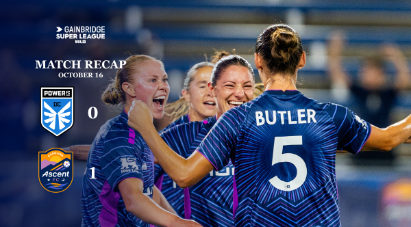 Carolina Ascent Defeats DC Power 1-0, Remains Eight Points Clear
